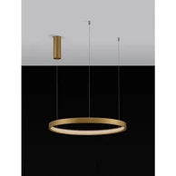 NOVA LUCE Visilica Perrine NL9345619, LED 40 W, 3000 K, 2800 lm, dimm, IP20, brušena zlatna