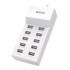ISNATCH Mrežni punjač, 10 x USB, 50 W, 10 A