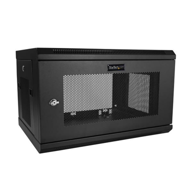 STARTECH Zidni rack ormar RK616WALM 6U, crni