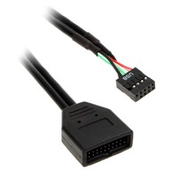 SILVERSTONE Kabel G11303050-RT, interni USB 3.0 na USB 2.0, 100 mm