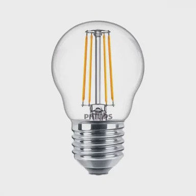 PHILIPS CorePro LED luster žarulja, E27, 4.3-40W, 827, P45, CL, ND