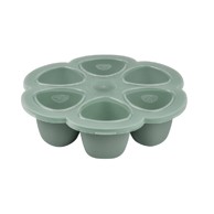 BEABA Set od 6 silikonskih posuda za zamrzavanje od 90 ml, Sage green
