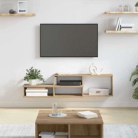 Zidni TV stalak 120 x 25 x 28 5 cm konstruirano drvo