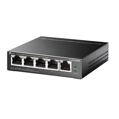 TP-LINK Switch TL-SG105MPE, 5-Port, Gigabit Ethernet, PoE+