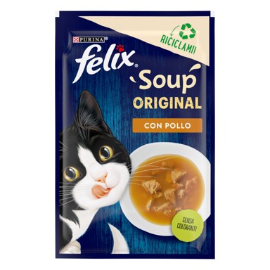 FELIX Hrana za mačke Soup Original, piletina, 48 g
