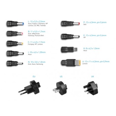 AVACOM Univerzalni punjač QuickTIP 45W sa 9 konektora