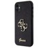 GUESS Futrola Glitter Script Big 4G, za iPhone 11 i XR, crna