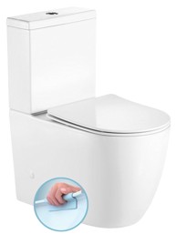 SAPHO WC kombinacija INFINITY, rimless, donji/stražnji odvod, bijela keramika