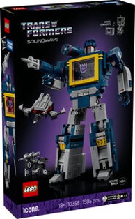 LEGO Set za slaganje Transformers: Soundwave 10358