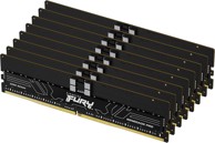 KINGSTON Radna memorija Fury Renegade Pro Black, 128GB, 8x16GB, DDR5, 6000MT/s, ECC, CL32, EXPO, RDIMM