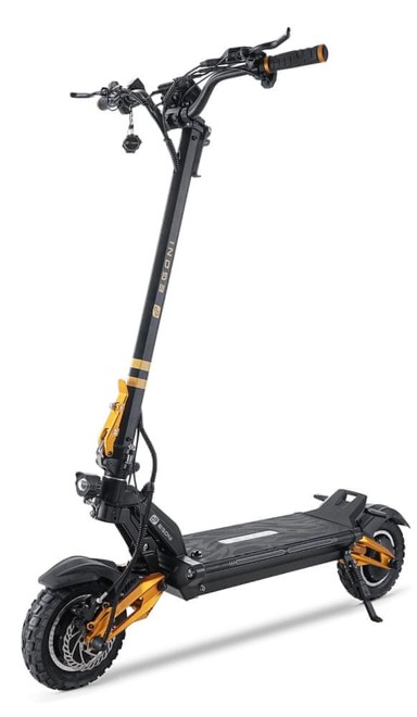 EGONI Električni romobil S66, crno-žuti