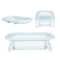 ECOTOYS Sklopiva kadica za bebe bijela