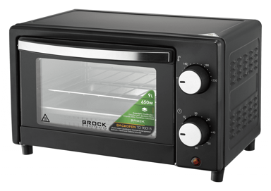BROCK Električna pećnica TO 9001 B, 9 l, crna