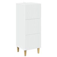 Ormar s ladicama 33 x 34,5 x 90 cm, konstruirano drvo, bijela