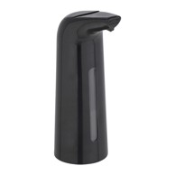 WENKO Crni automatski plastični dozator za sapun 0, 4 l Larino 
