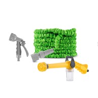 INNOVAGOODS Paket tlačnog pištolja za vodu 8 u 1 sa spremnikom i rastezljivog vrtnog crijeva