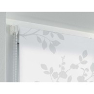 Rolo zavjesa, bijeli cvjetovi, 120x170 cm