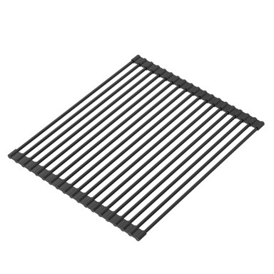 QUADRON Ocjedna mreža Rollmat Rolo Pure Carbon/crni 43x32 cm