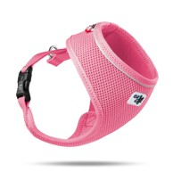 Curli oprsnica za pse Basic Air-Mesh, rozi, XS