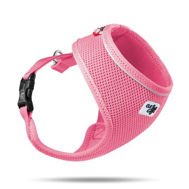 Curli oprsnica za pse Basic Air-Mesh, rozi, XS