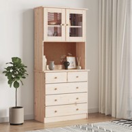 Visoka komoda ALTA 77 x 35 x 165 cm od masivne borovine