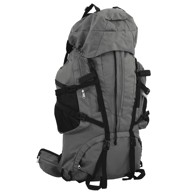 Ruksak za planinarenje 80 L, crni, Oxford tkanina