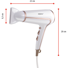 ALPINA Sušilo za kosu 2000W s nastavkom, bijelo