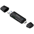 EQUIP Čitač kartica 245462 USB-A/USB-C, crni