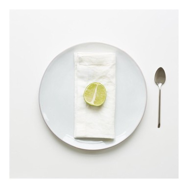 LINEN TALES Set od 2 bijele lanene salvete