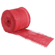 Rola od jute, 10x10000 cm, crvena