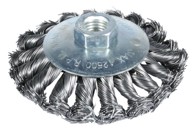 Kutna disk četka s pletenom žicom ZN E-561-5100, 100 mm