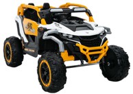 Dječji buggy na akumulator M3, 4x4, žuto-bijeli