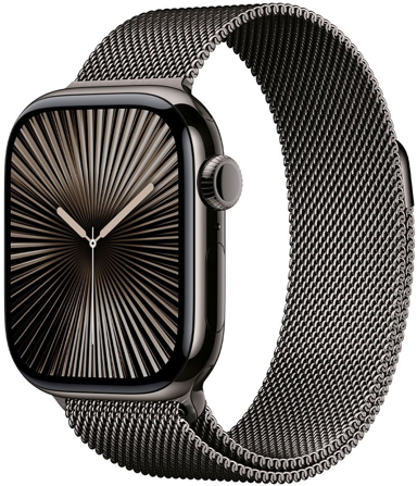 APPLE Watch Series 10 GPS + Cellular 46 mm Slate TC, siva Milanese narukvica Loop S/M