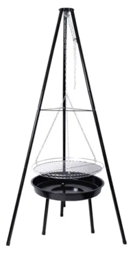 AGA Vrtni roštilj na tronošcu, s ložištem, BBQ0162