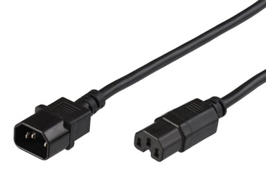 Kabel za napajanje, C14 na C15, duljina 2 m