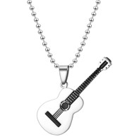 Ogrlica Gitarre, srebrna