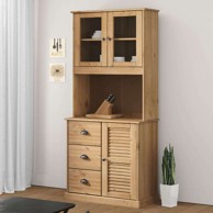 Visoka komoda VIGO 78 x 40 x 175 cm od masivne borovine 