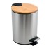SPIRELLA Željezna kanta za smeće s pedalom u mat srebrnoj boji 3 l Adonis 