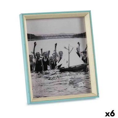 Okvir za sliku 3 x 27 x 22 cm, 6 kom, plavo-bijela