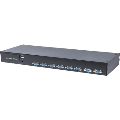 INTELLINET KVM preklopnik 507776, VGA, USB, crni