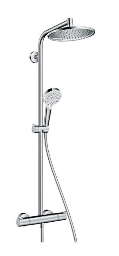 HANSGROHE Tuš sustav Crometta s 2 glave, zidni, kromirani