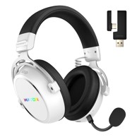 HATOR Bežične gaming slušalice Hypergang 3, USB-C/USB-A, Bluetooth, bijele
