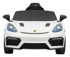 Auto na akumulator PORSCHE 718 MP4, bijeli