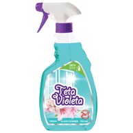TETA VIOLETA Sredstvo za pranje stakla Antistatic Fresh 750 ml s prskalicom