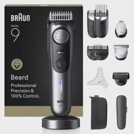 BRAUN Trimer za bradu BeardTrimmer 9 BT9560, crni