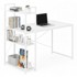 ModernHome uredski stol s policom i 3 police 120 x 60 cm, bijeli