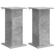 Stalak za biljke 2 kom 30,5x30x60,5 cm, betonska siva