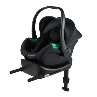 KINDERKRAFT Autosjedalica Mink PRO 2 i- Size s MINK FX bazom 0-13 kg (40-87 cm), Black