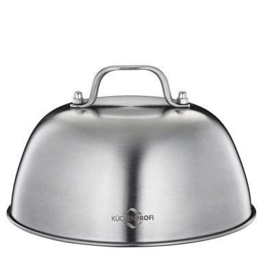 KÜCHENPROFI Poklopac za burgere BBQ 16x9,5 cm, nehrđajući čelik
