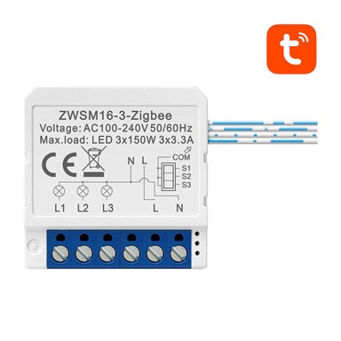 AVATTO Pametni prekidač ZWSM16 W3, ZigBee, Tuya